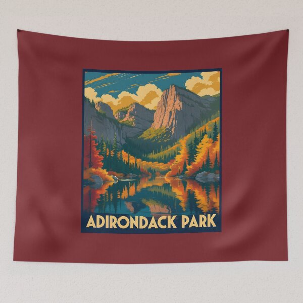 Item preview, Adirondack Park - New York State  designed and sold by GoodOldVintage.