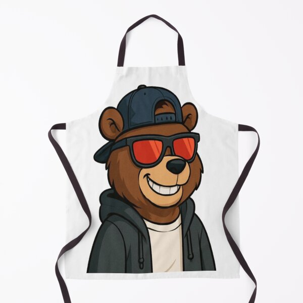 Item preview, Cool Bear with Cap and Sunglasses designed and sold by kfxforex.