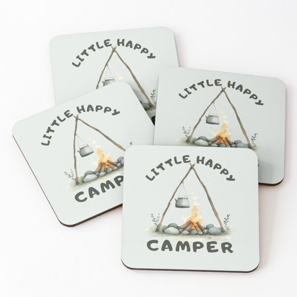 Item preview, Little happy camper campfire bonfire kids camping designed and sold by Lady-Frost.