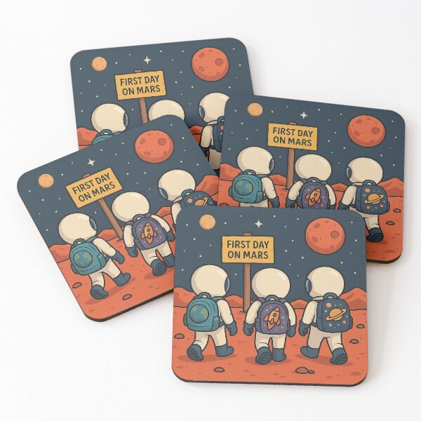 Item preview, First Day on Mars designed and sold by HEERMANArt.