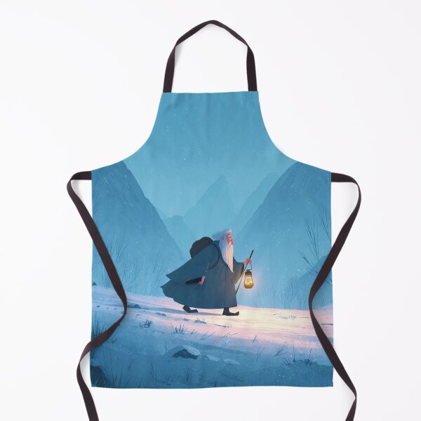Item preview, Wandering Wizard With Lantern in Snow designed and sold by Rtymer.
