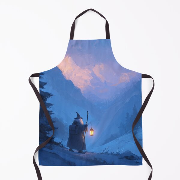 Item preview, Wandering Wizard With Lantern in Snow designed and sold by Rtymer.
