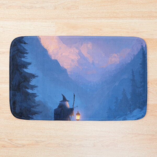 Item preview, Wandering Wizard With Lantern in Snow designed and sold by Rtymer.