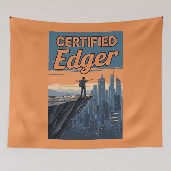 Item preview, Certified Edger – Meme Poster designed and sold by Enea Kelo.