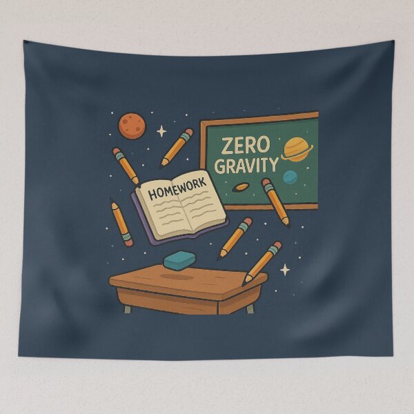 Item preview, Zero Gravity Homework designed and sold by HEERMANArt.
