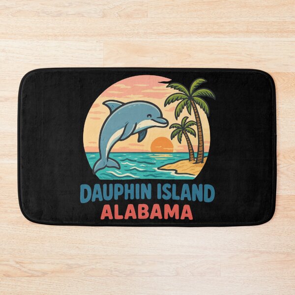 Item preview, Dauphin Island Alabama Dolphin designed and sold by TomFrontierArt.