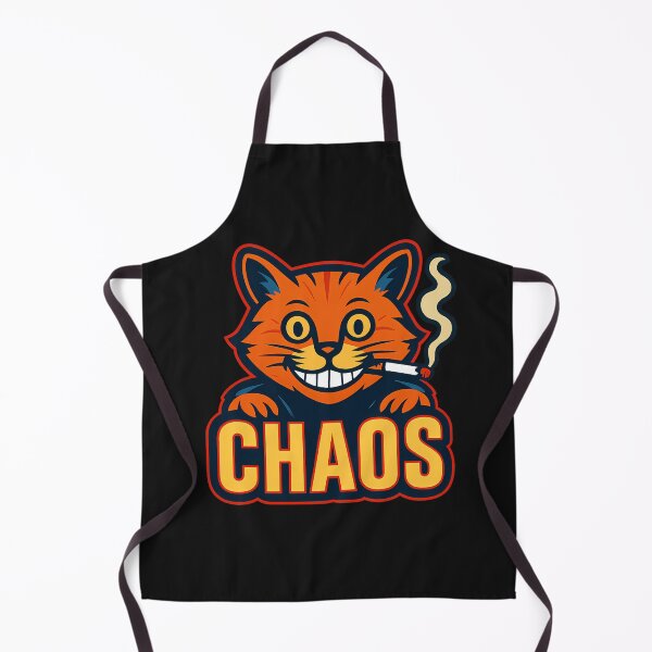 Item preview, Chaos Smoking Cat designed and sold by AwesomeBeyondLimits.