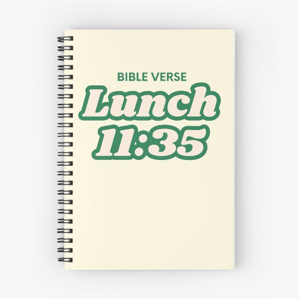 Item preview, Funny Bible Verses quotes Lunch 11:35 designed and sold by VBRIdesings.