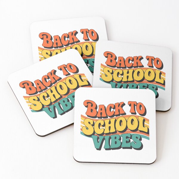 Item preview, Back to School Vibes – Retro 70s Typography Design designed and sold by SoftStyleStudio ⭐⭐⭐.
