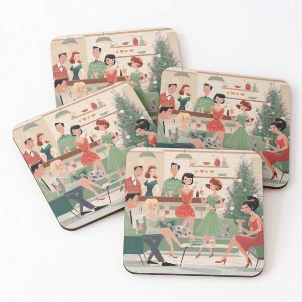 Item preview, 1960s Christmas Party  designed and sold by Christie Cudia.