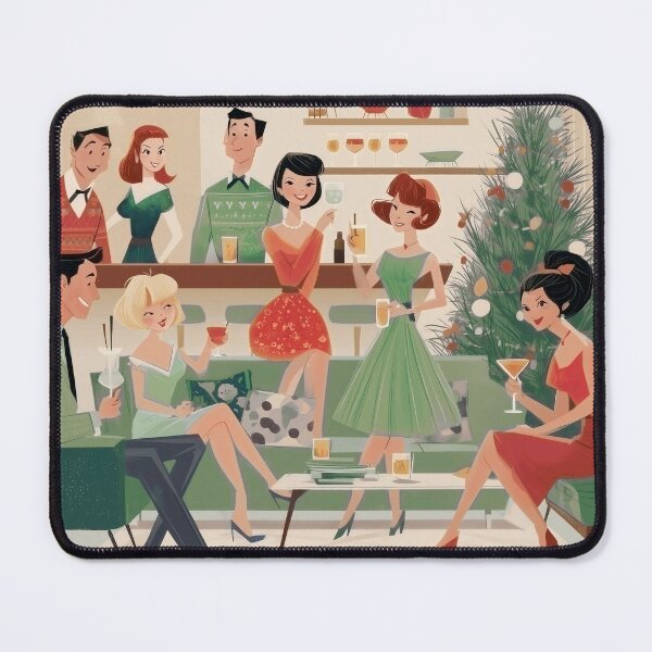 Item preview, 1960s Christmas Party designed and sold by Christie Cudia.