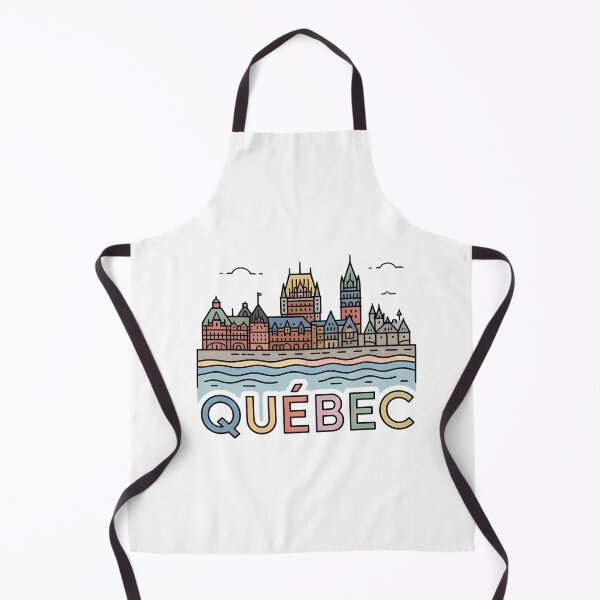 Item preview, Québec City Skyline – Minimalist Pastel Travel Souvenir Design designed and sold by Paper Drip.