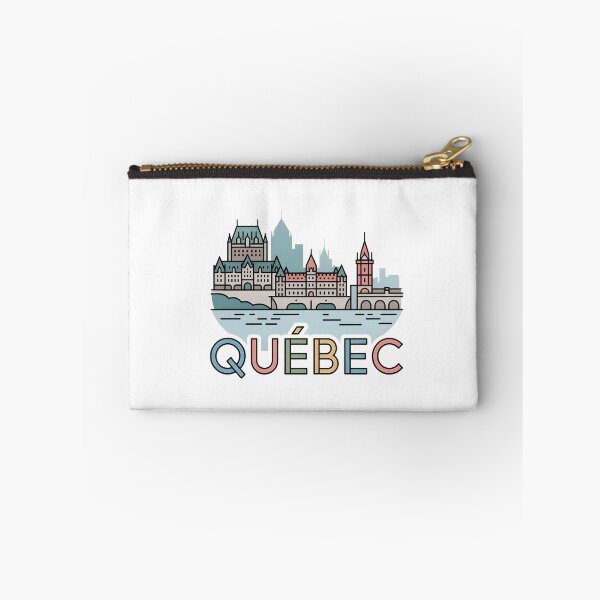 Item preview, Québec City Skyline – Minimalist Pastel Travel Souvenir Design designed and sold by Paper Drip.