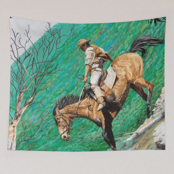 Item preview, The Man from Snowy River designed and sold by ArtbySmith.