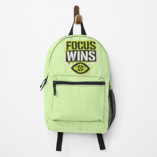 Item preview, Focus Wins – Stencil Street Art Design with Acid Green Glow designed and sold by RedHow.