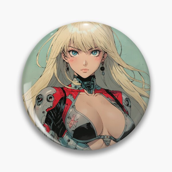 Item preview, Blonde cyberpunk anime girl 2 designed and sold by BOZGO.