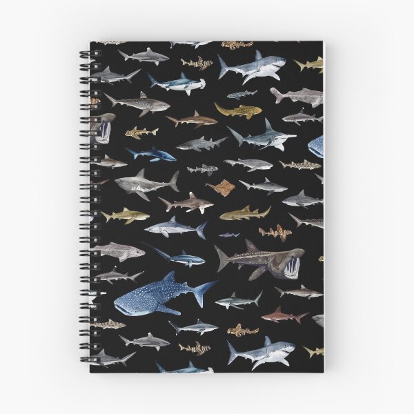 Item preview, SHARKS poster-black designed and sold by BEATRIZ ABAITUA.