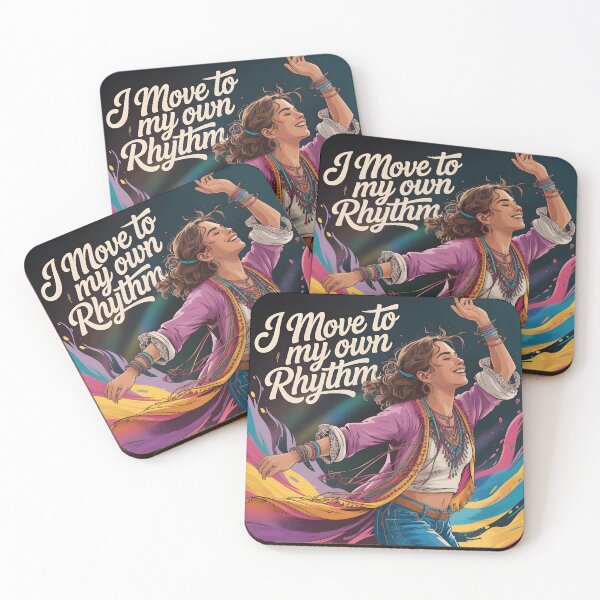 Item preview, I move to my own rhythm colorful designed and sold by BohoShopHU.