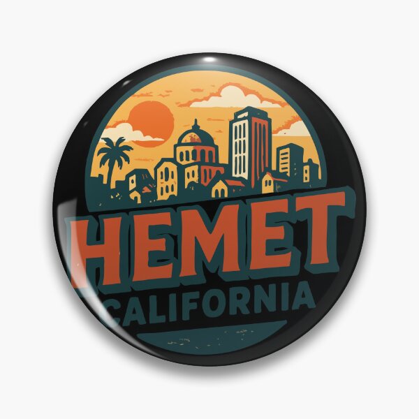 Artikelvorschau, Hemet, Kalifornien, Retro, Vintage entworfen und verkauft von TomFrontierArt.