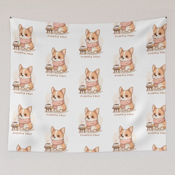 Item preview, Cozy Shiba Inu – Pumpkin Paws designed and sold by Beiek.