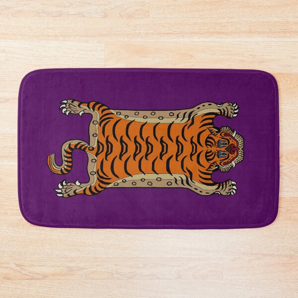 Item preview, TIBETAN TIGER RUG-purple designed and sold by BEATRIZ ABAITUA.