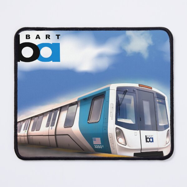 Item preview, Illustration og a new Bart train - Bay Area Reipd transit designed and sold by PIXEL POP DESIGNS - Beyond the Norm!.