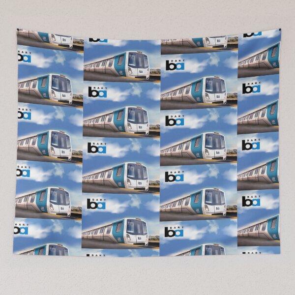 Item preview, Illustration og a new Bart train - Bay Area Reipd transit designed and sold by PIXEL POP DESIGNS - Beyond the Norm!.