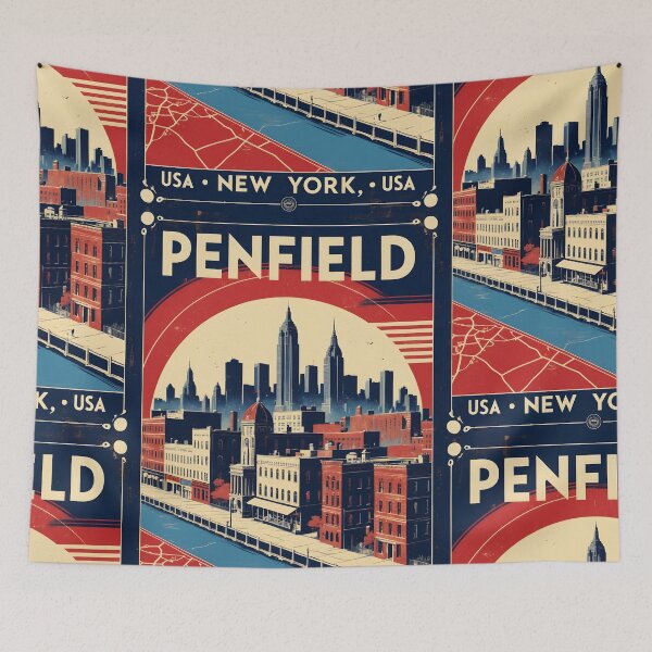 Item preview, Penfield New York 1950s USA Vintage Travel Tourism designed and sold by TravelersGems.