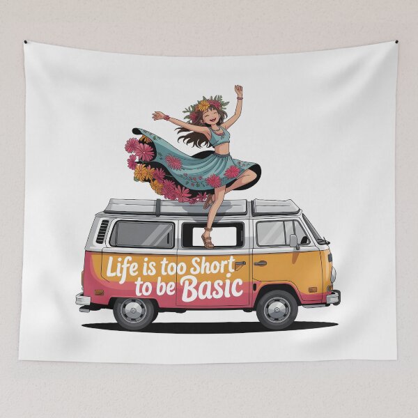Item preview, Life is too short to be basic designed and sold by BohoShopHU.