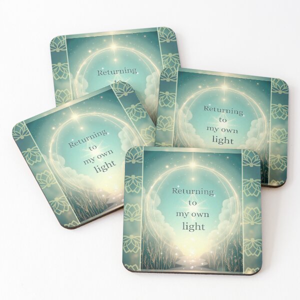 Item preview, Returning to my own light – Sage Green & Soft Gold designed and sold by 	aluzia.design.