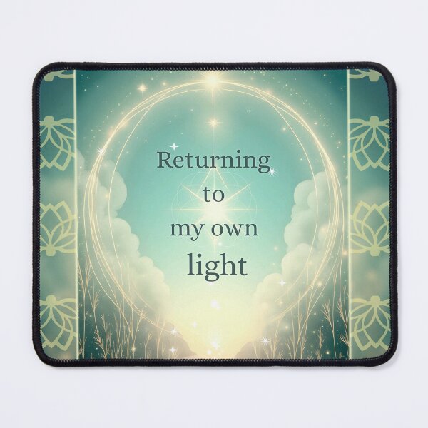 Item preview, Returning to my own light – Sage Green & Soft Gold designed and sold by aluzia.design.