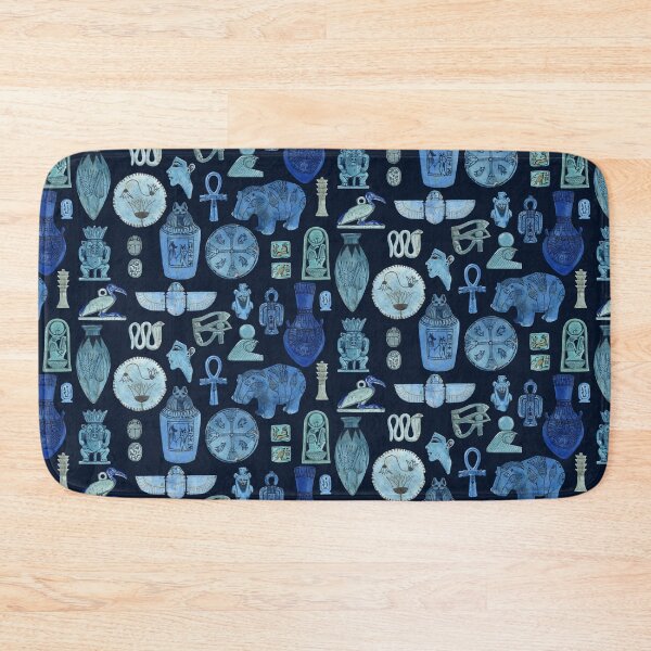 Item preview, EGYPTIAN FAIENCE-navy blue designed and sold by BEATRIZ ABAITUA.