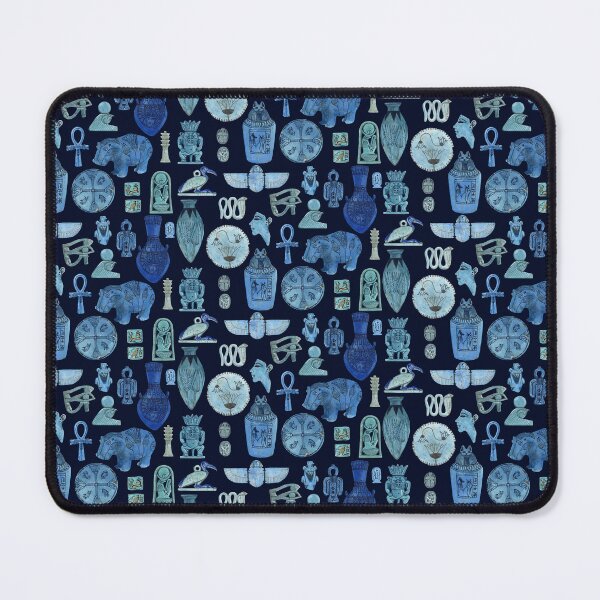 Item preview, EGYPTIAN FAIENCE-navy blue designed and sold by BEATRIZ ABAITUA.