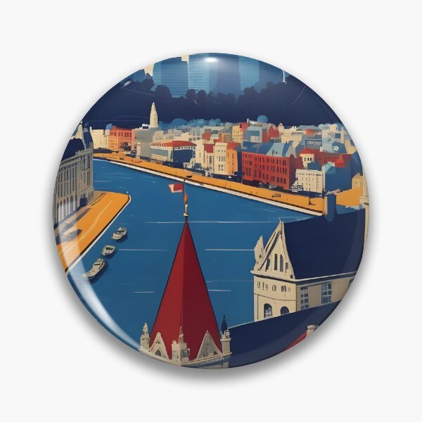Item preview, Poughkeepsie New York 1950s USA Vintage Travel Tourism designed and sold by TravelersGems.
