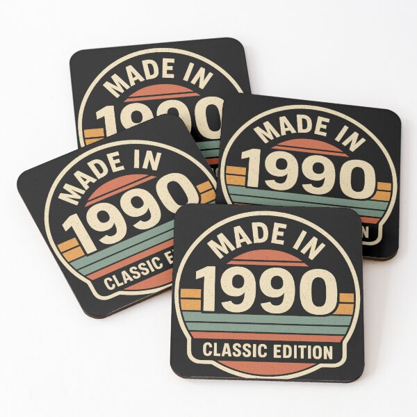 Item preview, Made in 1990 Classic Edition – Retro Birthday Vintage Style designed and sold by Burhan J Tees LTD.