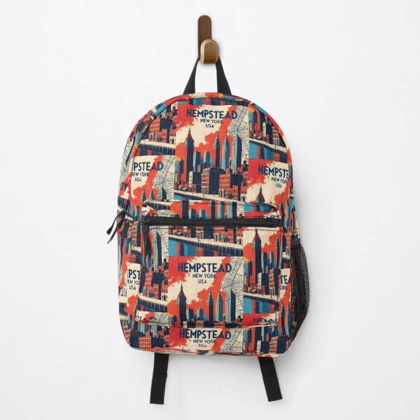 Item preview, Hempstead New York 1950s USA Vintage Travel Tourism designed and sold by TravelersGems.