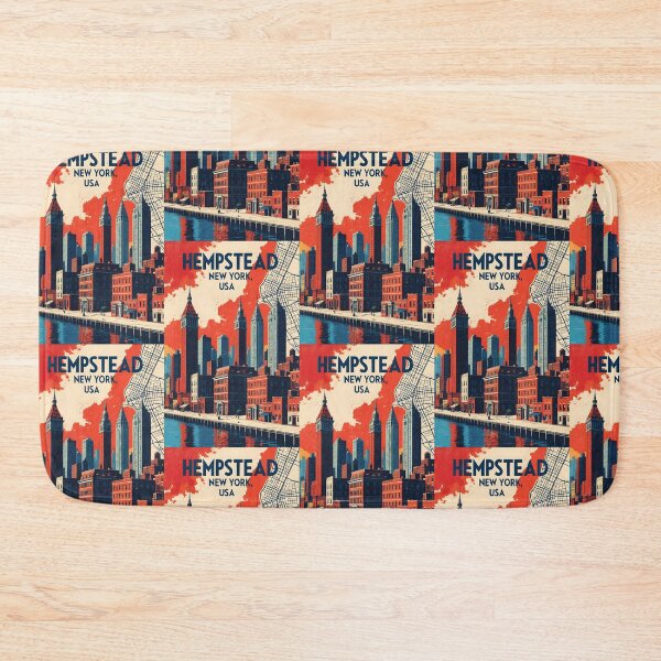 Item preview, Hempstead New York 1950s USA Vintage Travel Tourism designed and sold by TravelersGems.