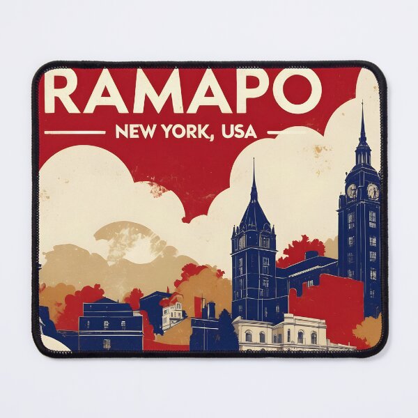 Item preview, Ramapo New York 1950s USA Vintage Travel Tourism designed and sold by TravelersGems.