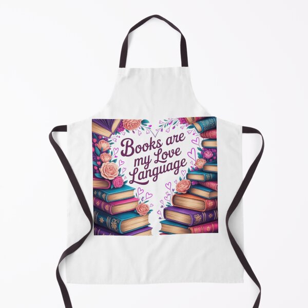 Item preview, Books Are My Love Language – Romantic Book Lover Design with Heart Shape & Roses designed and sold by GemBob Creations.
