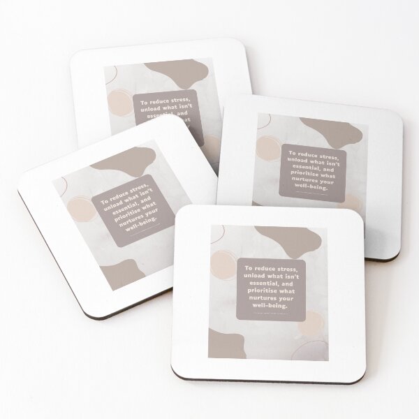 Item preview, “Release the nonessential, prioritise what nurtures your wellbeing designed and sold by InsightTC.