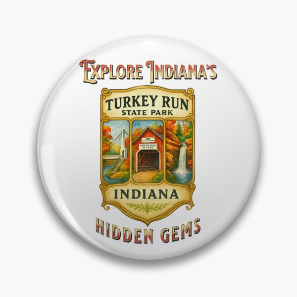 Artikelvorschau, Entdecken Sie die Indiana State Parks, Turkey Run entworfen und verkauft von CDub-Designs.