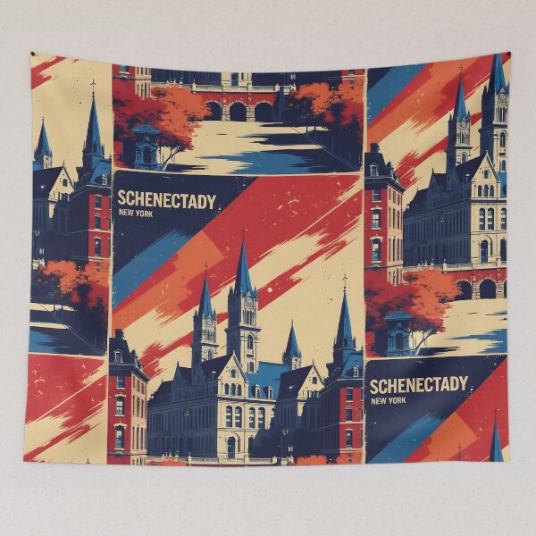 Item preview, Schenectady New York 1950s USA Vintage Travel Tourism designed and sold by TravelersGems.