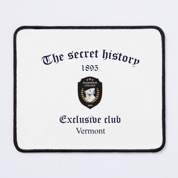 Item preview, The secret history | 1895 | Exclusive club | Vermont - dark text designed and sold by Graphice Atelier.