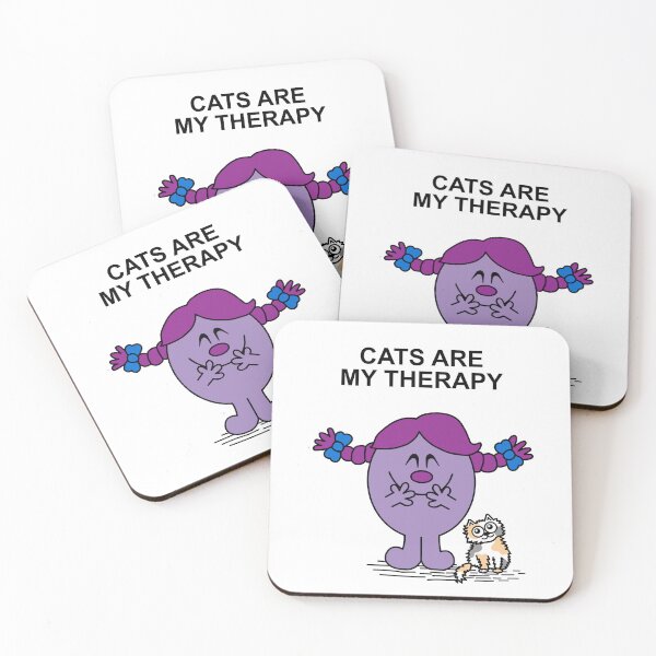 Item preview, Little Miss Calico Cats are my Therapy Lover designed and sold by Scat the cat.