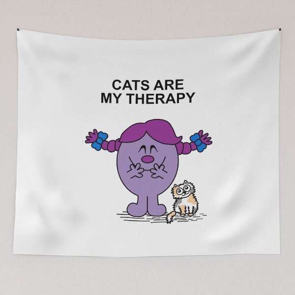 Item preview, Little Miss Calico Cats are my Therapy Lover designed and sold by Scat the cat.