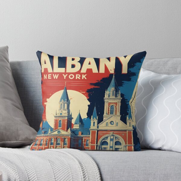 Item preview, Albany New York 1950s USA Vintage Travel Tourism designed and sold by TravelersGems.
