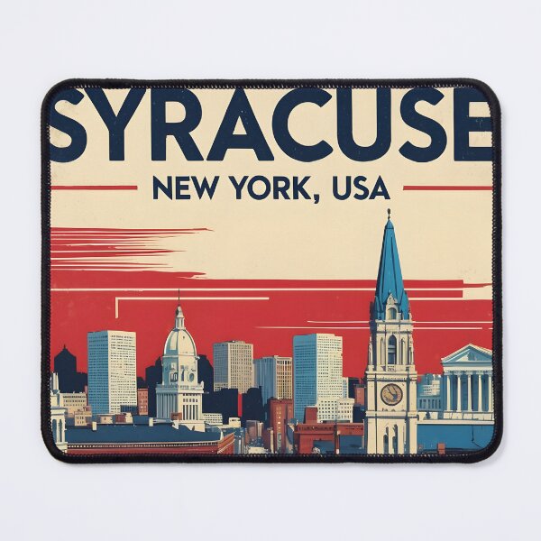 Item preview, Syracuse New York 1950s USA Vintage Travel Tourism designed and sold by TravelersGems.