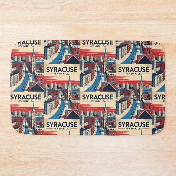 Item preview, Syracuse New York 1950s USA Vintage Travel Tourism designed and sold by TravelersGems.