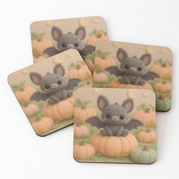 Item preview, Kawaii Pumpkin Patch Bat  designed and sold by maddy017.