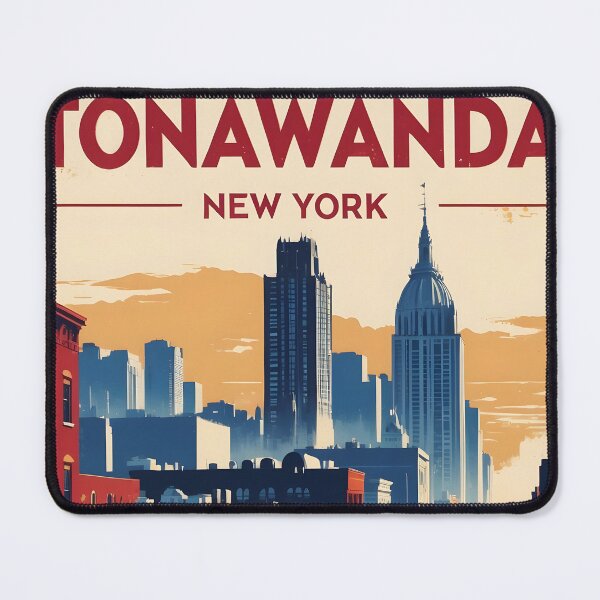 Item preview, Tonawanda New York 1950s USA Vintage Travel Tourism designed and sold by TravelersGems.